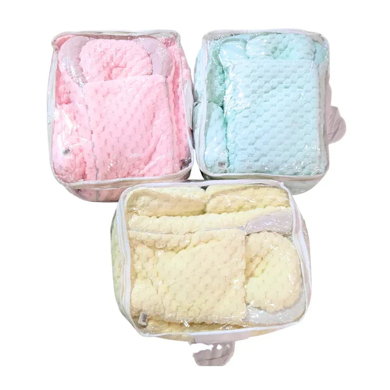 Ultra-Soft Bubble Texture Baby Bedding Set Cozy & Gentle Comfort for Newborns