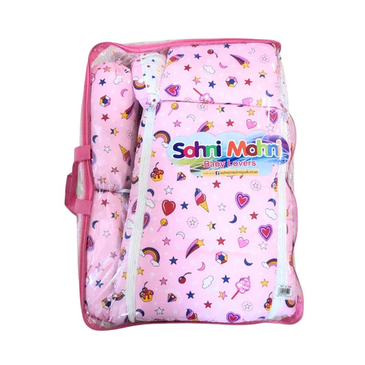 Sohni Mohni Rainbow Theme Baby Bedding Set Colorful Comfort for Little Ones