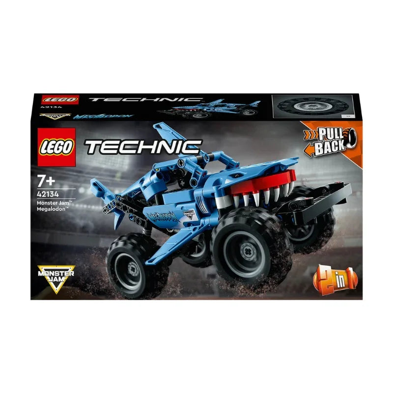 LEGO Technic Monster Jam Megalodon Building Set 2 in 1 Pull Back