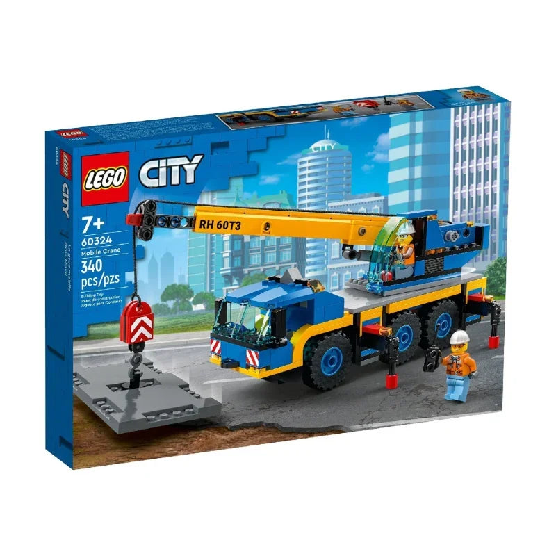 LEGO City Great Vehicles Mobile Crane Truck Toy Building Set 60324
