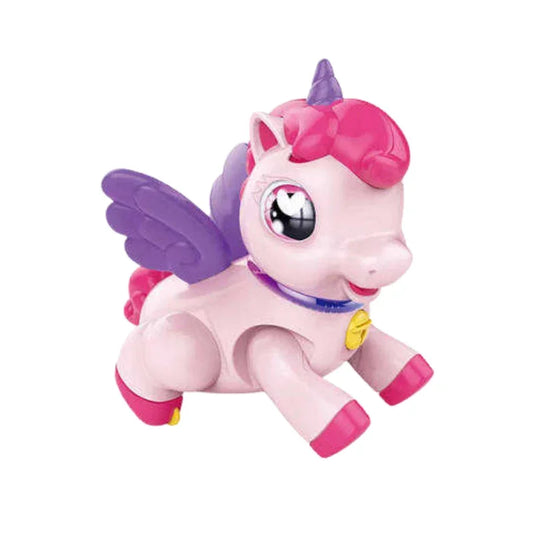 Musical Crawling Unicorn Toy with Lights and Sounds