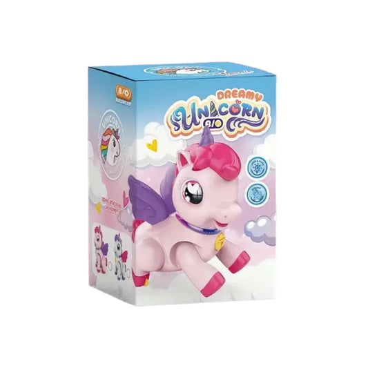 Musical Crawling Unicorn Toy with Lights and Sounds