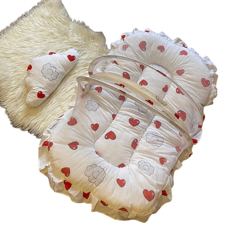 Adorable Baby Bedding Set with Cloud Pillow Soft & Cozy Comfort