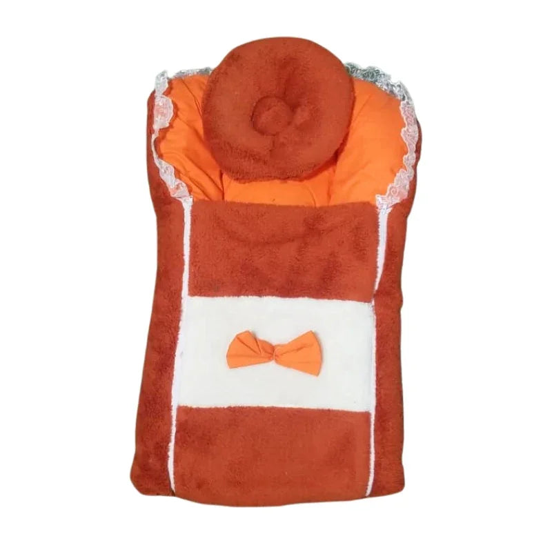 Cozy Bow Style Baby Bedding Set with Pillow