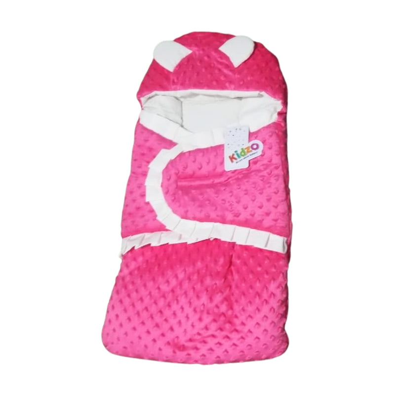 Soft Baby Sleeping Bag with Cute Ear Hood