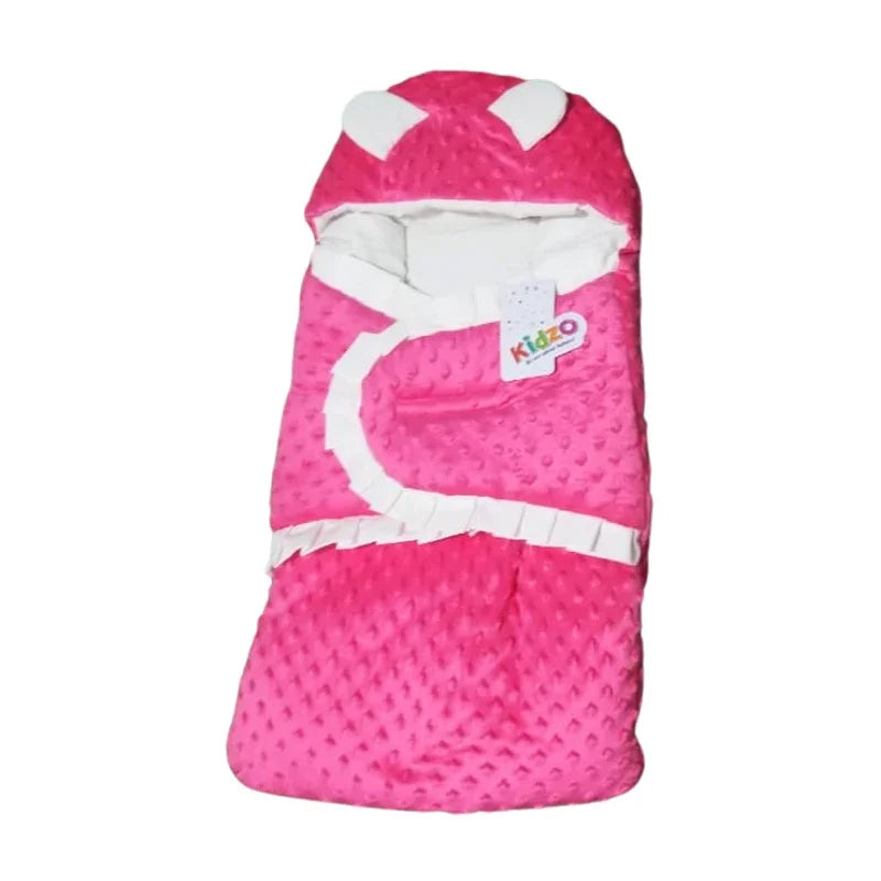 Soft Baby Sleeping Bag with Cute Ear Hood