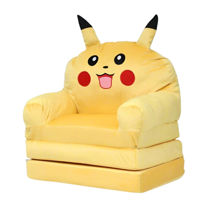 Pikachu-Inspired Kids Sofa Chair Soft, Comfy & Playful Seating