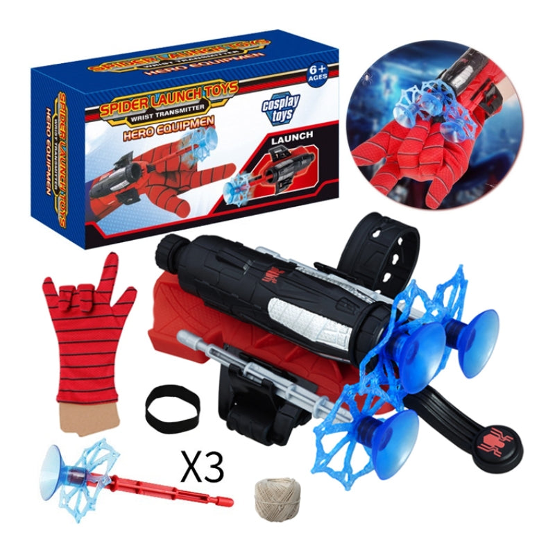 Spider Launch Toy Hero Equipment Action Play Set