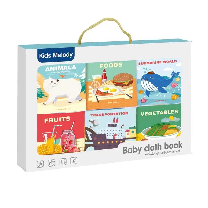 Baby Cloth Book Knowledge Enlightenment Set Soft Early Learning Fun