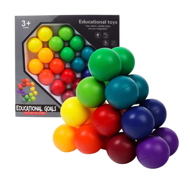 Educational Toys Free Rotation & Variable Shapes for Creative Play