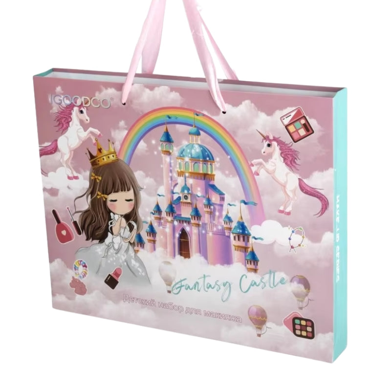 Beauty Makeup Kit for Doll Fun Cosmetic Play Set for Girls