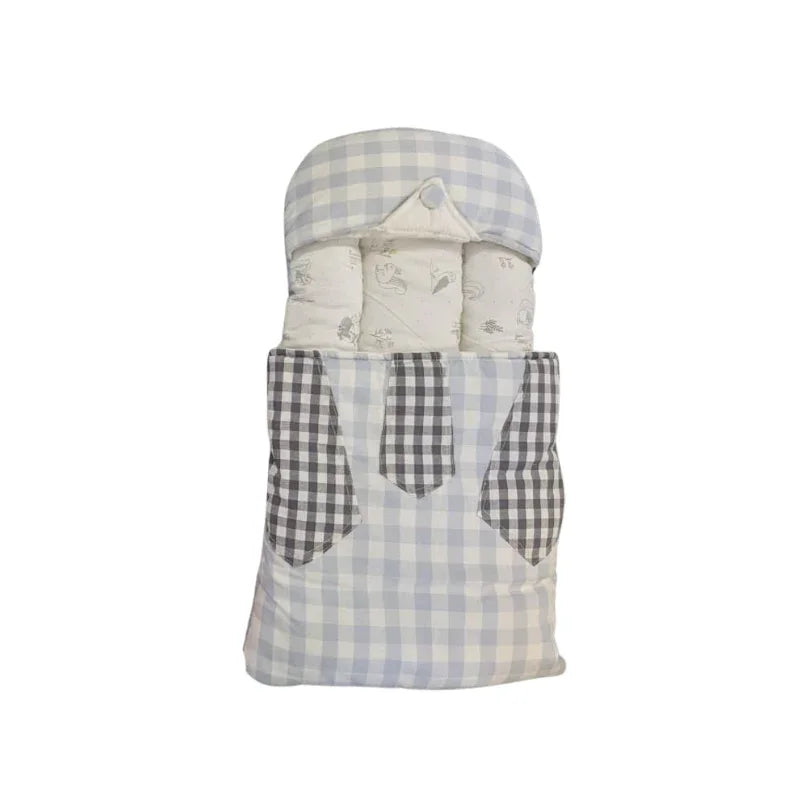 Cozy Baby Sleeping Bag with Pillow – Soft & Stylish Comfort for Newborns