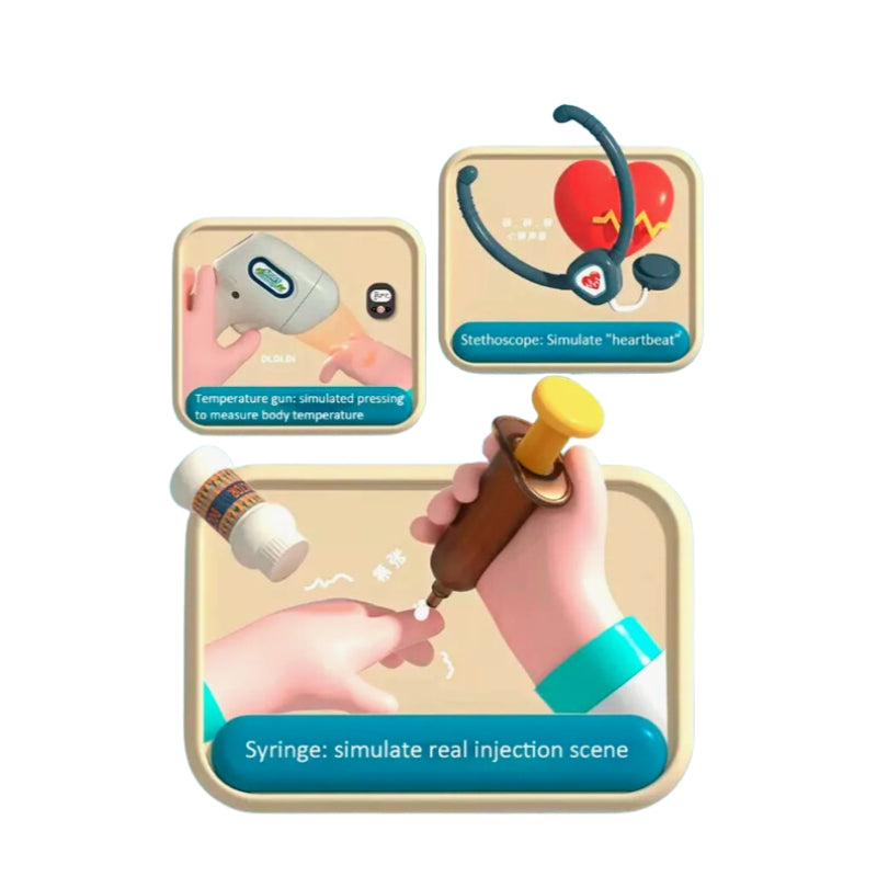 Doctor Play Set Trolley With Instruments For Kids