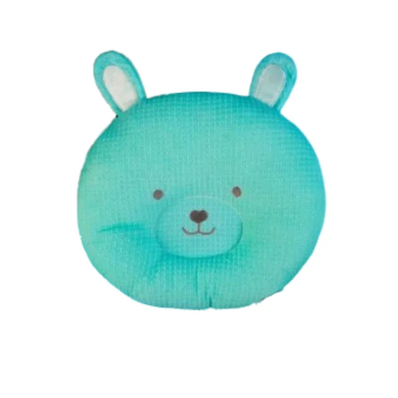 Cute Bear Face Baby Pillow Comfy Gentle Sleep Buddy for Babies