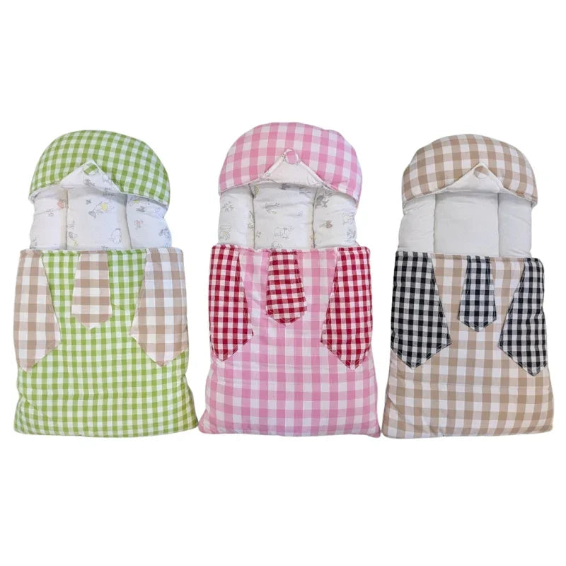 Cozy Baby Sleeping Bag with Pillow – Soft & Stylish Comfort for Newborns