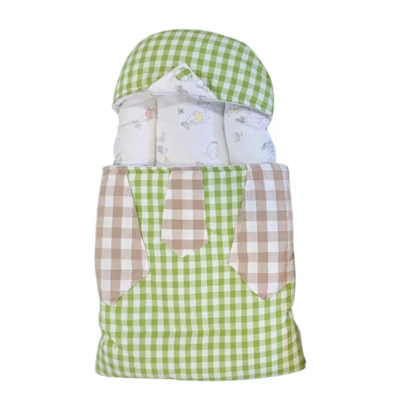 Cozy Baby Sleeping Bag with Pillow – Soft & Stylish Comfort for Newborns