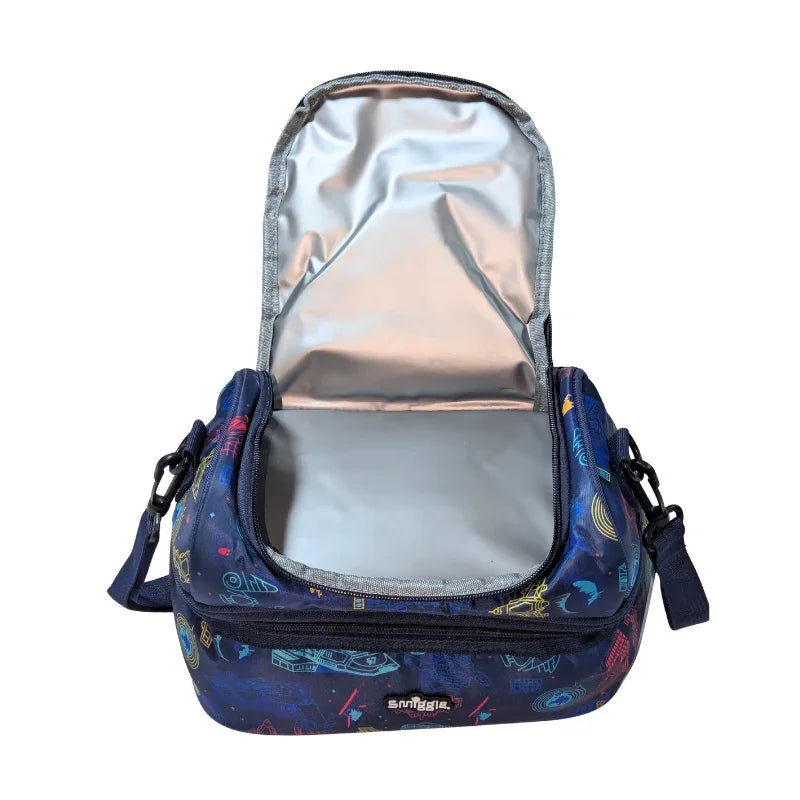 Smiggle GT0505 Space Style Lunch Bag Fun & Handy for Kids