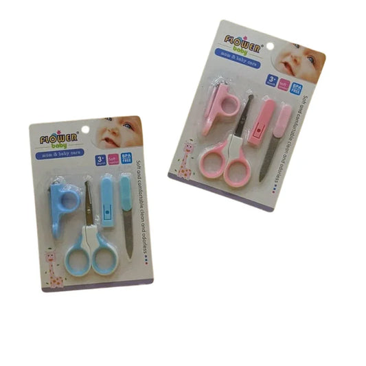 Flower Baby Mom & Baby Care Grooming Set (Pink & Blue Variants)