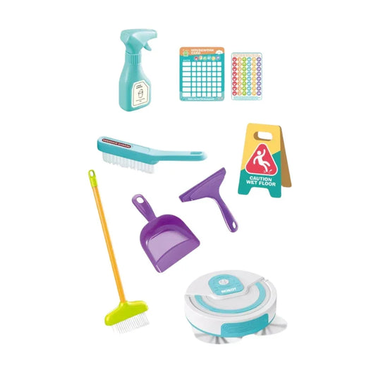 Kids Cleaning Set with Smart Sweeping Machine