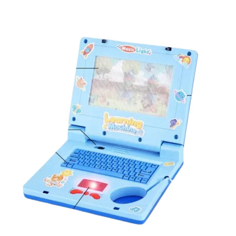 Puzzle Learning Laptop With Screen Animation And Mouse For Kids
