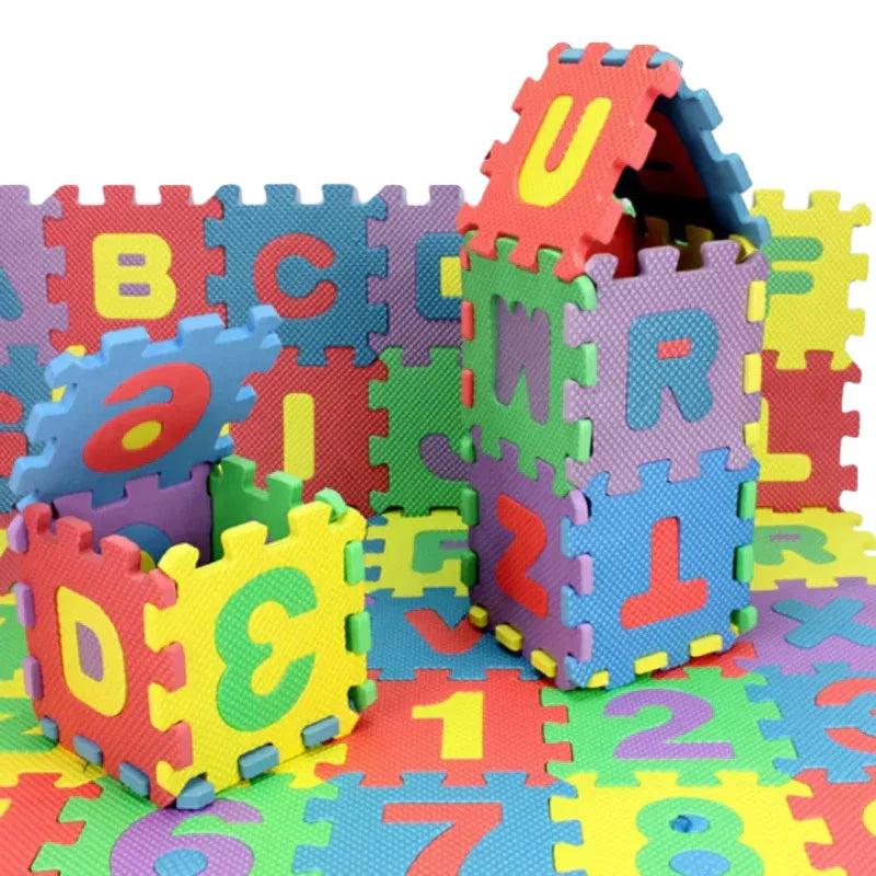 Kids Educational Foam Puzzle Mat – Fun Alphabet & Number Learning