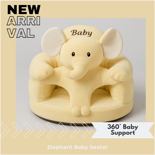 Elephant Baby Sofa Seater Soft Plush Support Chair for Babies