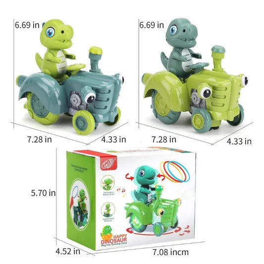 Happy Dinosaur Ring Toss Throwing Game For Kids