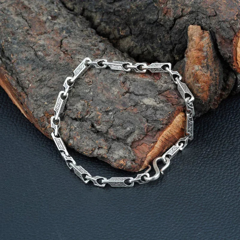 Stainless Steel Silver Bracelet For Boys
