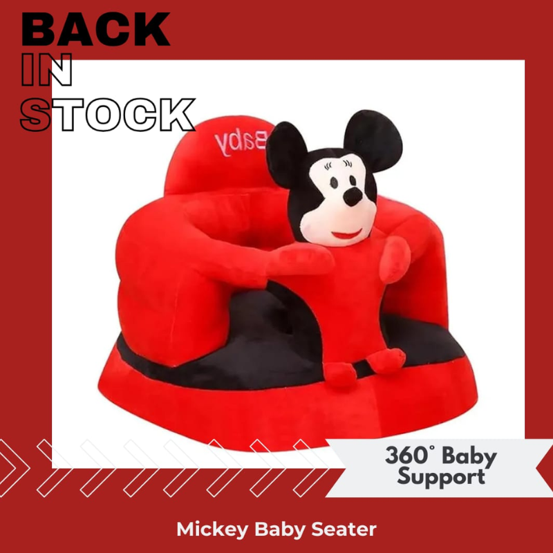 Mickey Baby Sofa Seater Soft Plush Support Chair for Babies & Toddlers