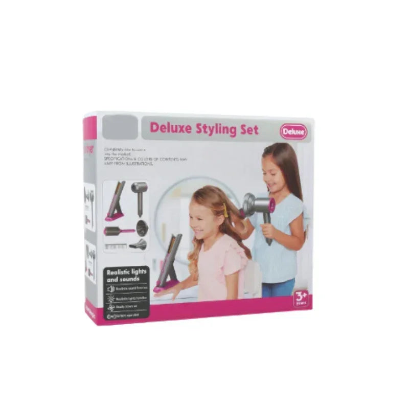 Electric 2 in 1 Hairdryer With Light & Sound For Girls