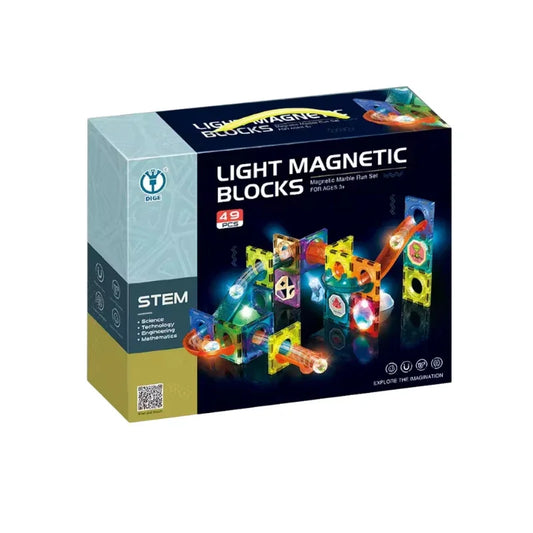 Light-Up Magnetic Building Blocks Set for Kids