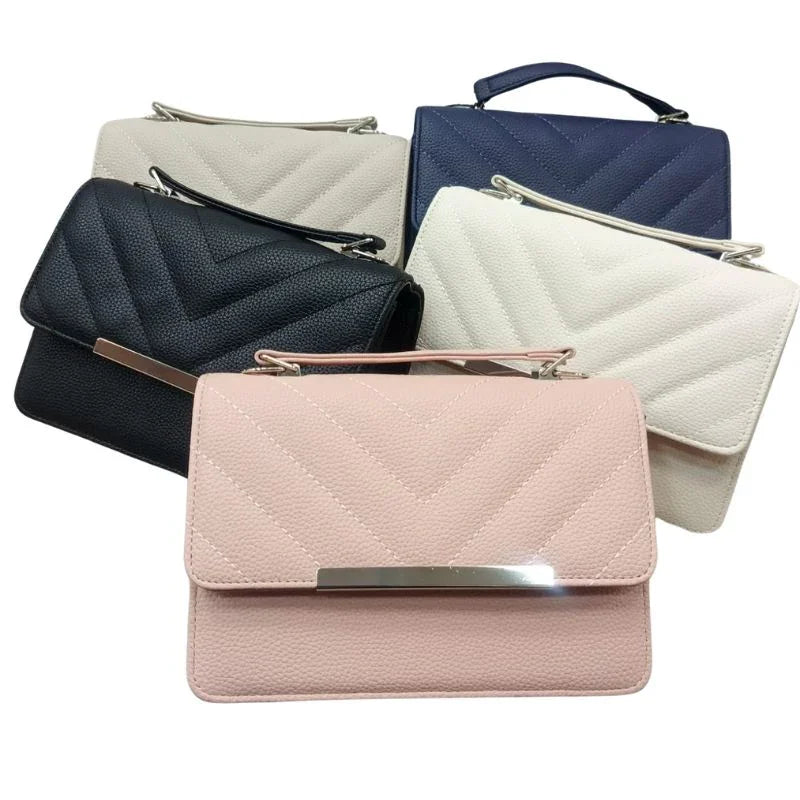 Elegant Women’s Mini Crossbody Bag with Chain Strap – Stylish Leather Flap Shoulder Bag