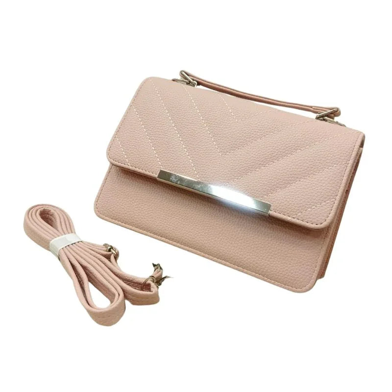 Elegant Women’s Mini Crossbody Bag with Chain Strap – Stylish Leather Flap Shoulder Bag