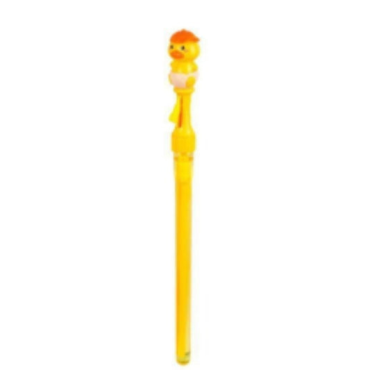Cute Little Duck Bubble Wand Sticks (Pack of 1 / Party Favors) - Vibrant Yellow