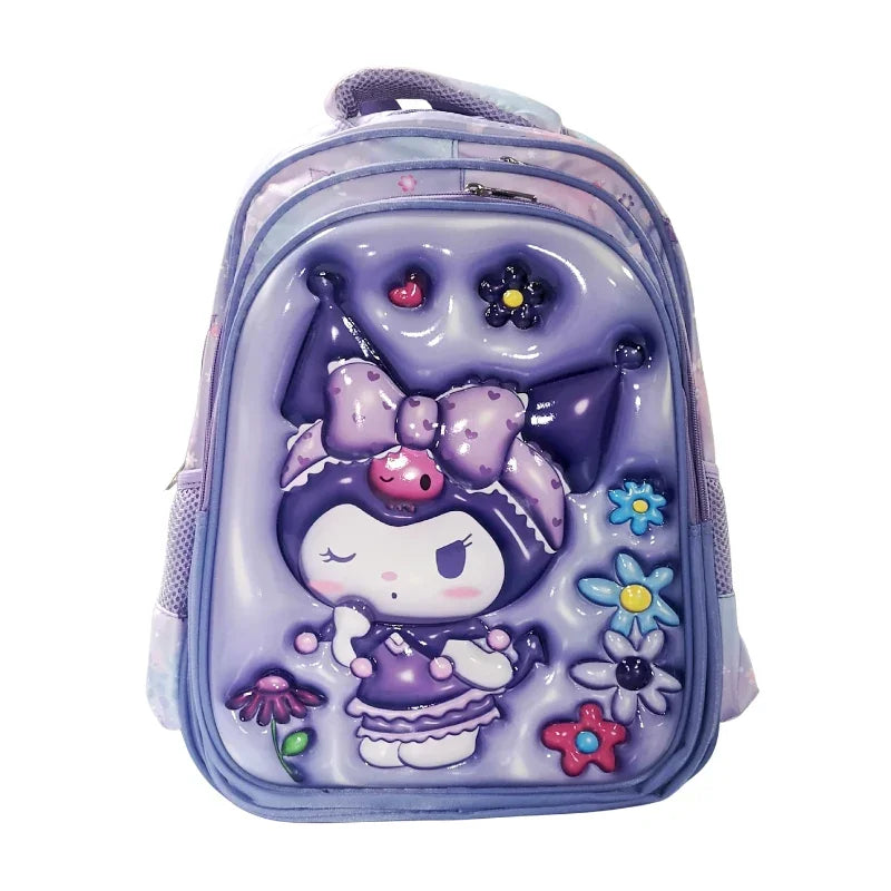 Cute Purple Character School Bag (241316) - 16 Inch