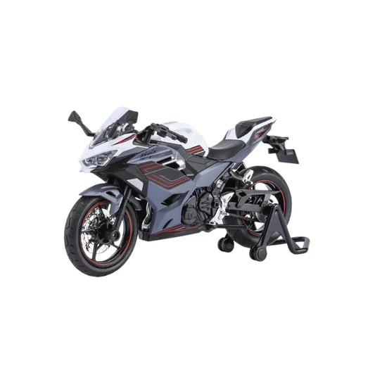 Kawasaki Ninja 400 Die Cast Model Bike Realistic Toy Motorbike