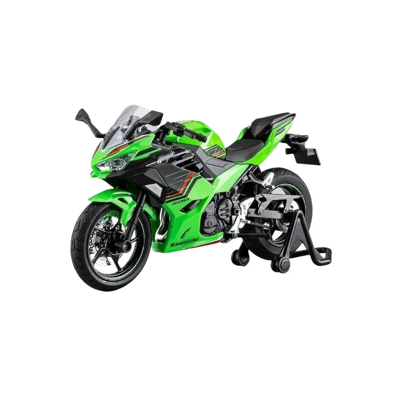 Kawasaki Ninja 400 Die Cast Model Bike Realistic Toy Motorbike