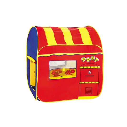 Kids Post Office Play Tent Foldable Indoor & Outdoor Pop-Up Playhouse