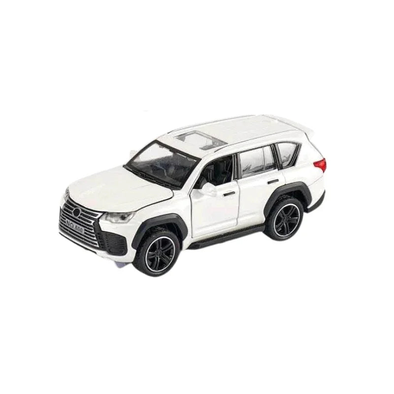 Die Cast SUV Model Car with Openable Doors Realistic Toy Display