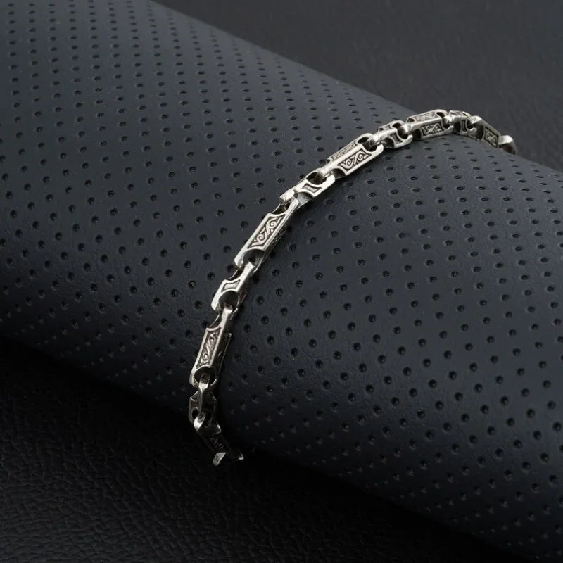Stainless Steel Silver Bracelet For Boys