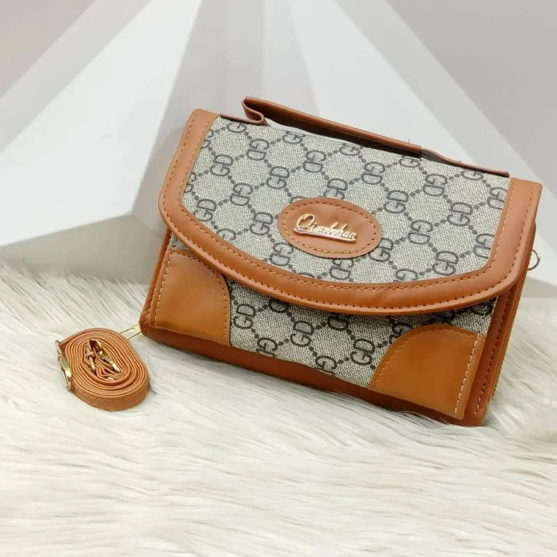 Stylish Women’s Mini Crossbody Bag – Elegant Leather Flap Purse with Chain Strap