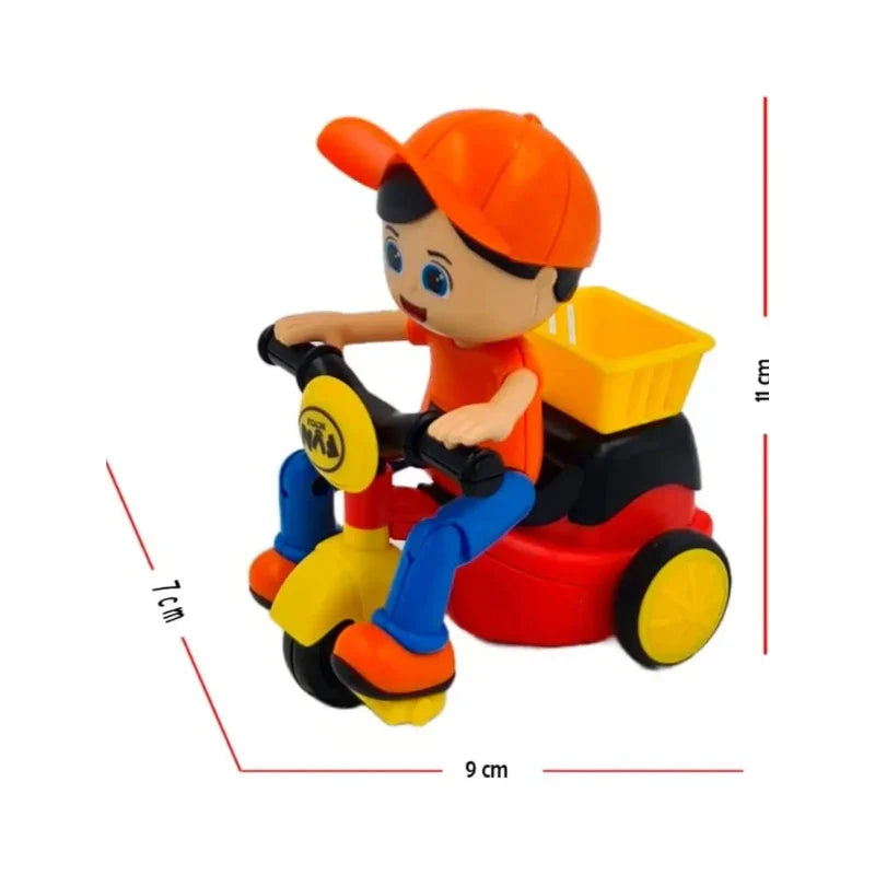 Mini Cartoon Friction Tricycle For Kids