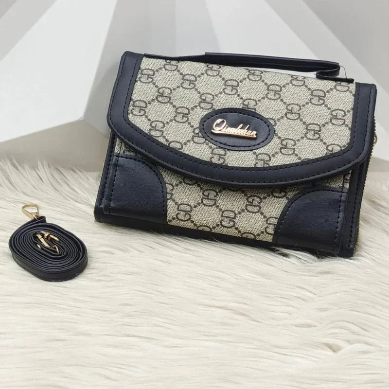 Stylish Women’s Mini Crossbody Bag – Elegant Leather Flap Purse with Chain Strap