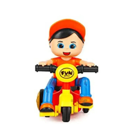 Mini Cartoon Friction Tricycle For Kids