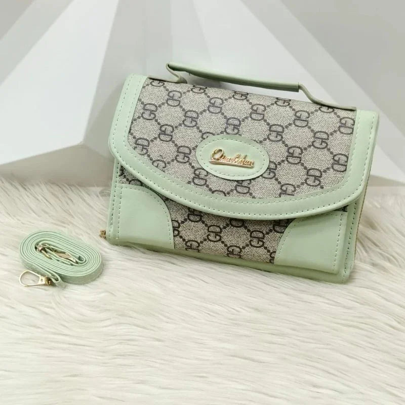 Stylish Women’s Mini Crossbody Bag – Elegant Leather Flap Purse with Chain Strap