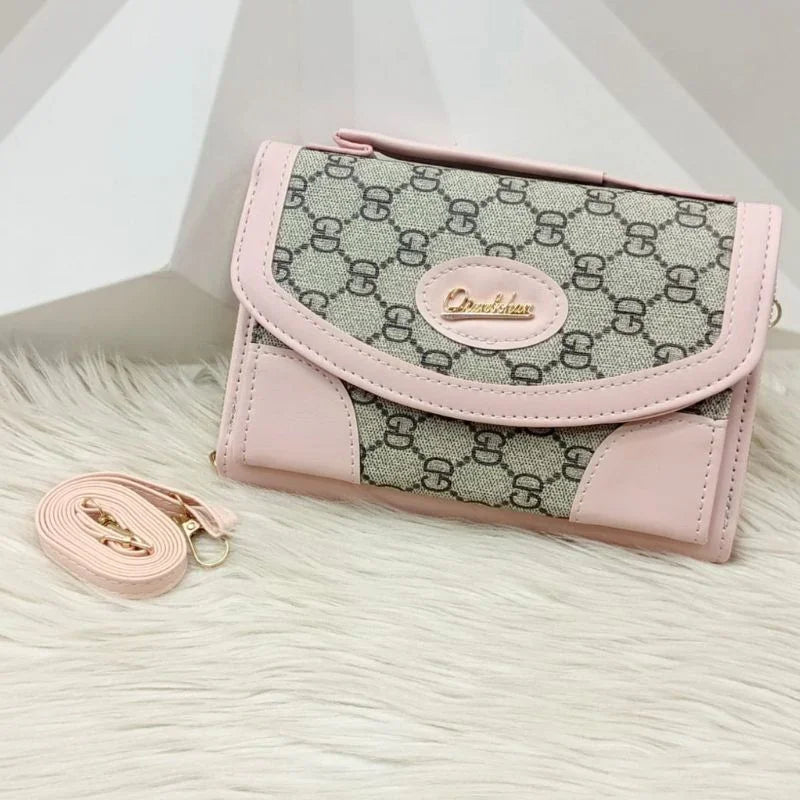 Stylish Women’s Mini Crossbody Bag – Elegant Leather Flap Purse with Chain Strap