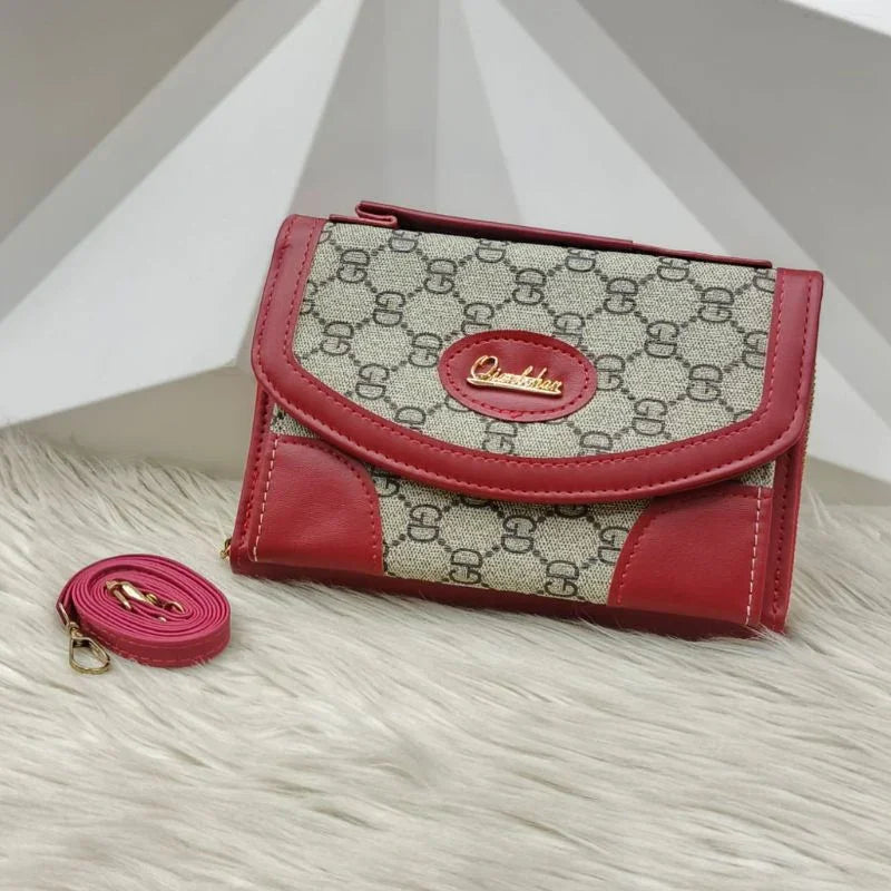 Stylish Women’s Mini Crossbody Bag – Elegant Leather Flap Purse with Chain Strap