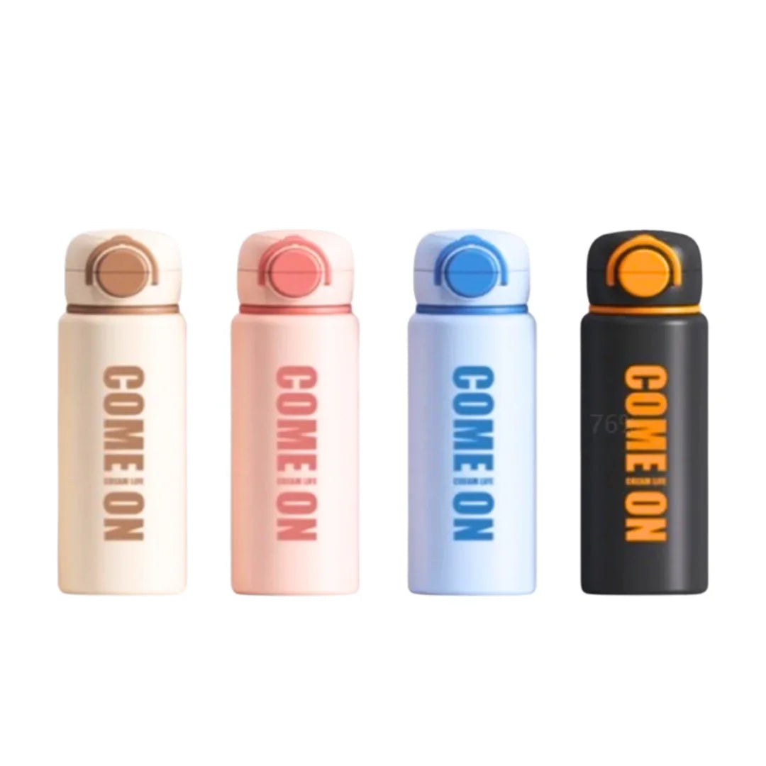 Come-on Printed Steel Water Bottle - 700ml