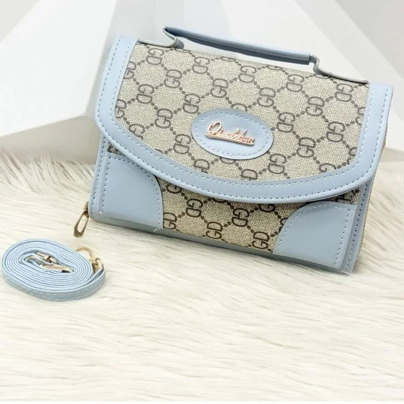 Stylish Women’s Mini Crossbody Bag – Elegant Leather Flap Purse with Chain Strap