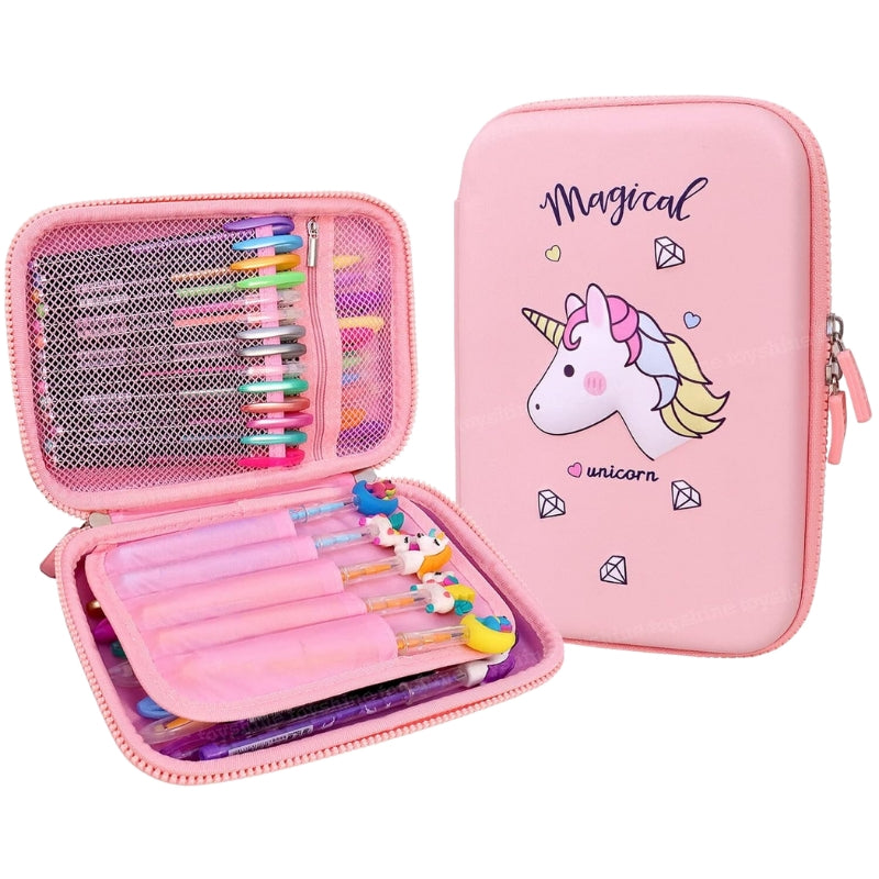 Unicorn Magical Pencil Case With Compartments
